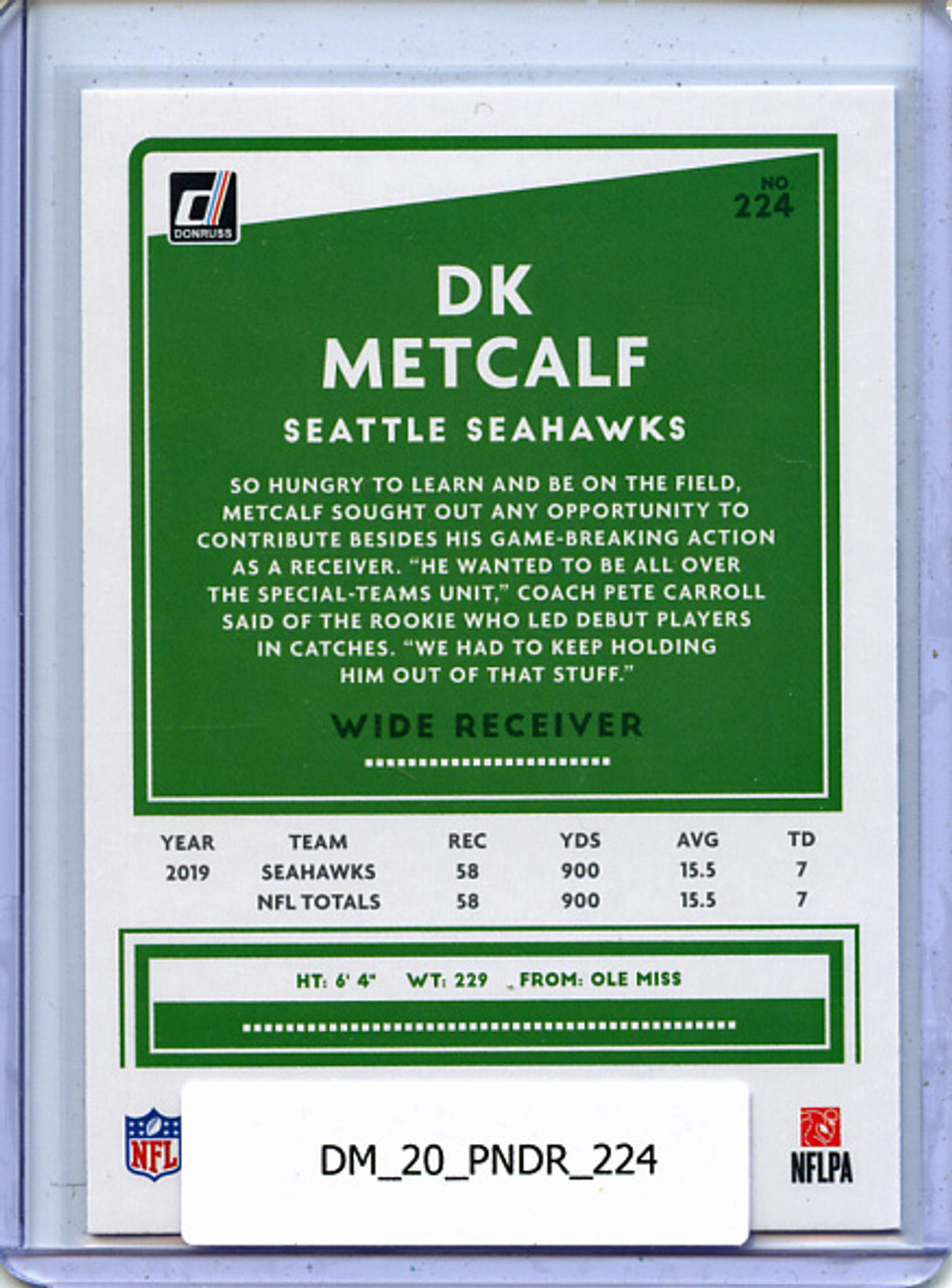 DK Metcalf 2020 Donruss #224