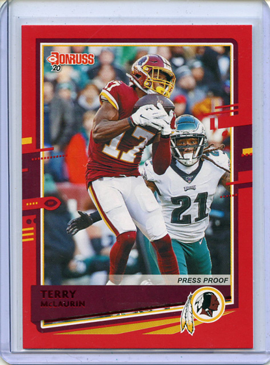 Terry McLaurin 2020 Donruss #241 Variations Press Proof Red