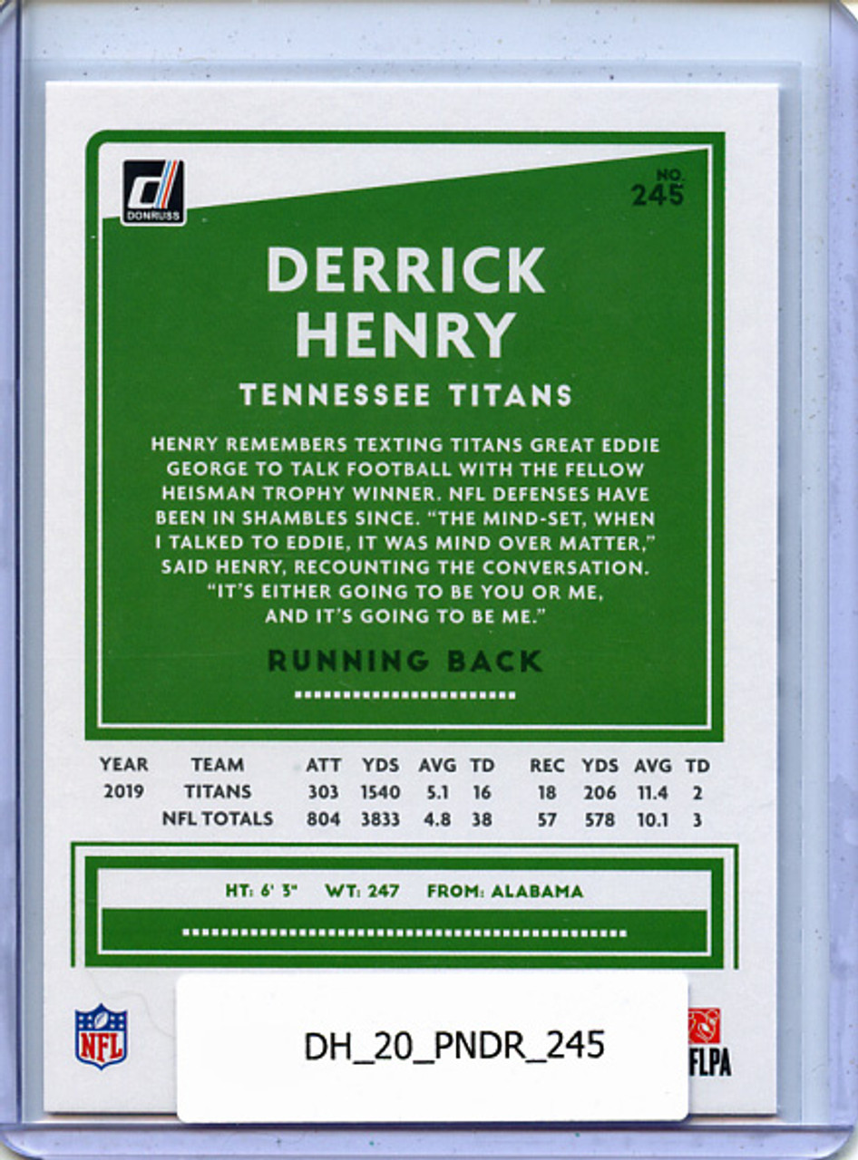 Derrick Henry 2020 Donruss #245