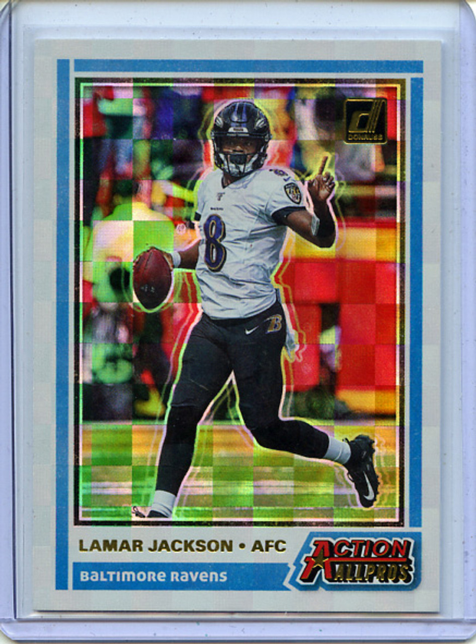 Lamar Jackson 2020 Donruss, Action All Pros #AAP-LJ