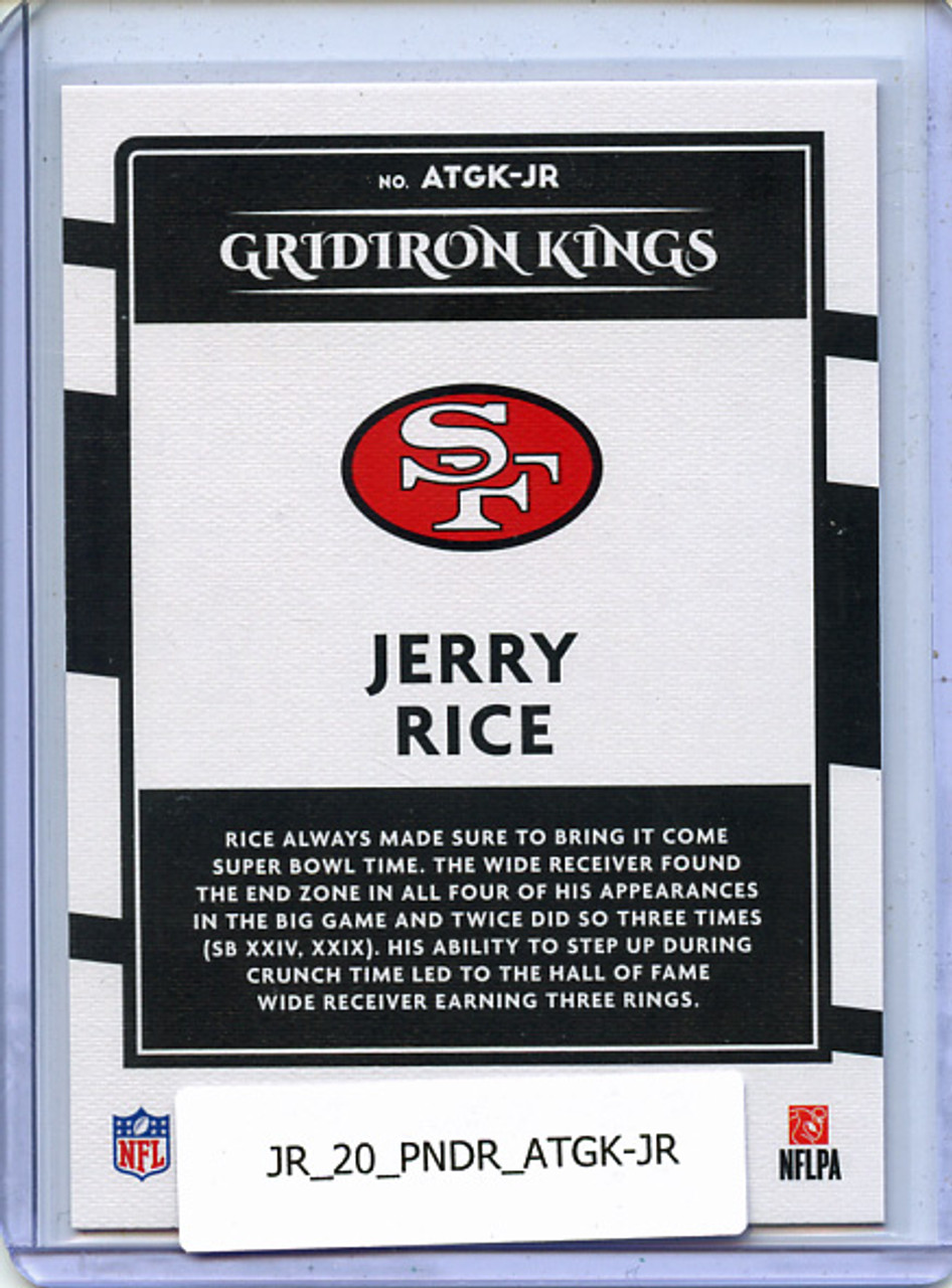 Jerry Rice 2020 Donruss, All-Time Gridiron Kings #ATGK-JR