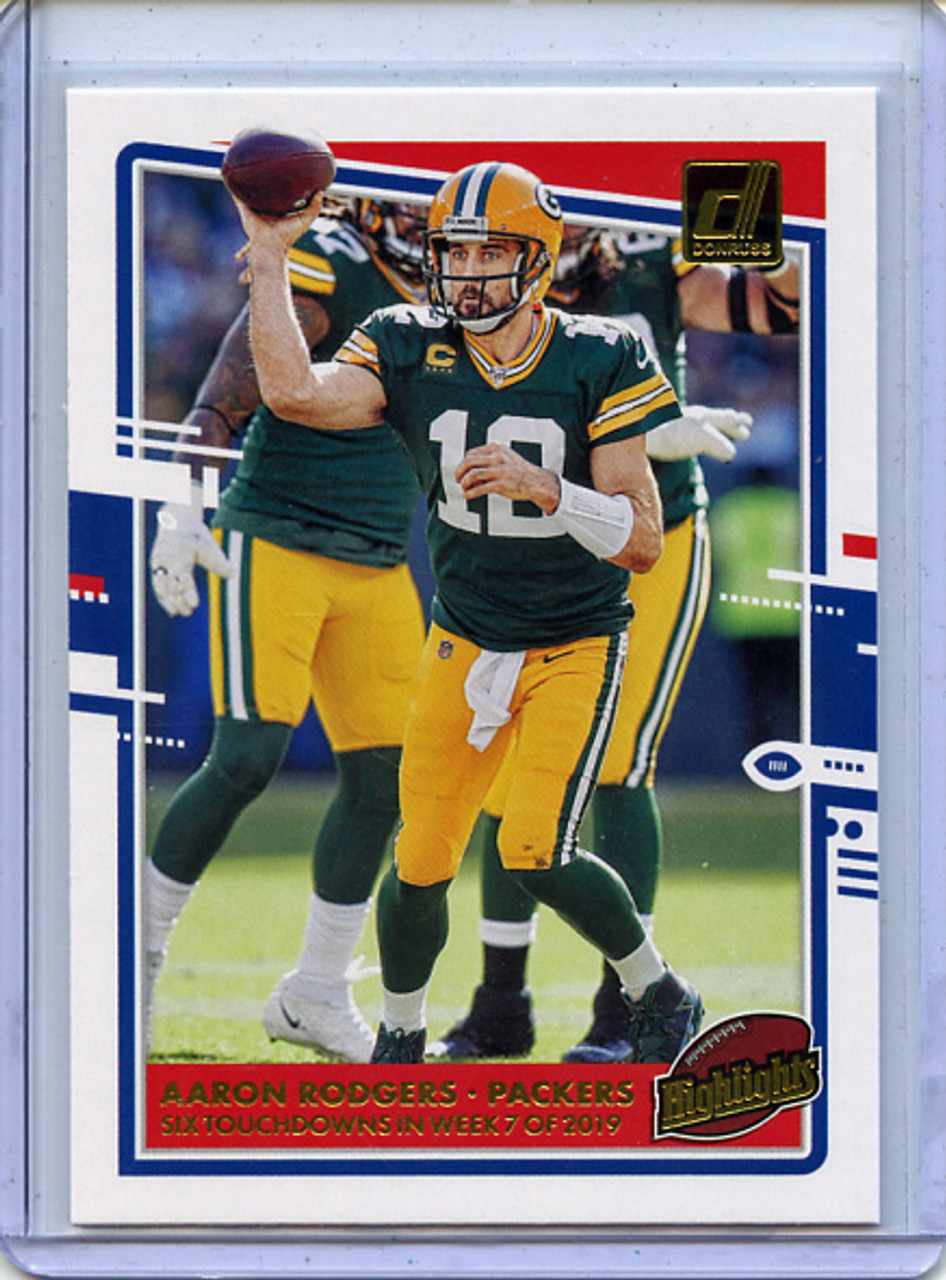 Aaron Rodgers 2020 Donruss, Highlights #H-AR