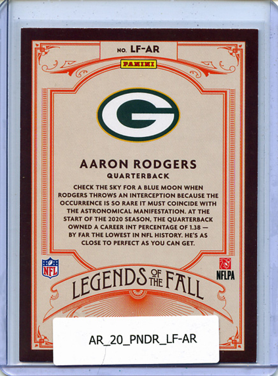 Aaron Rodgers 2020 Donruss, Legends of the Fall #LF-AR