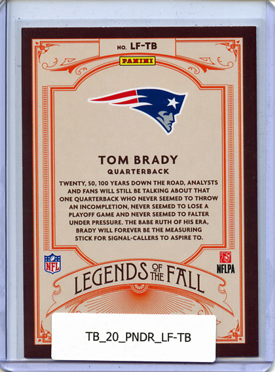Tom Brady 2020 Donruss, Legends of the Fall #LF-TB