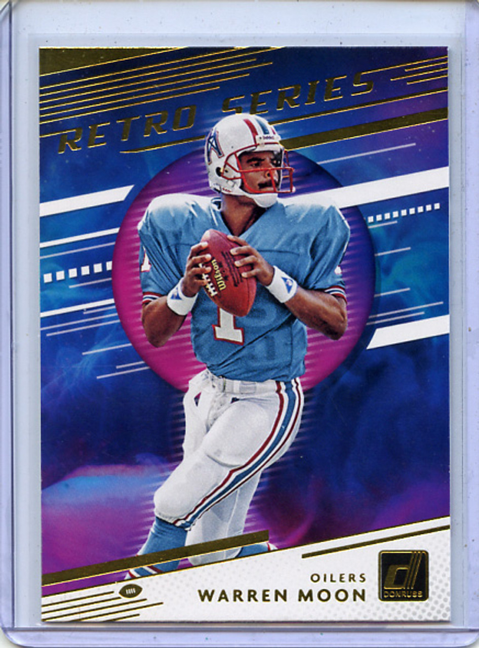 Warren Moon 2020 Donruss, Legends Series #RS-WM