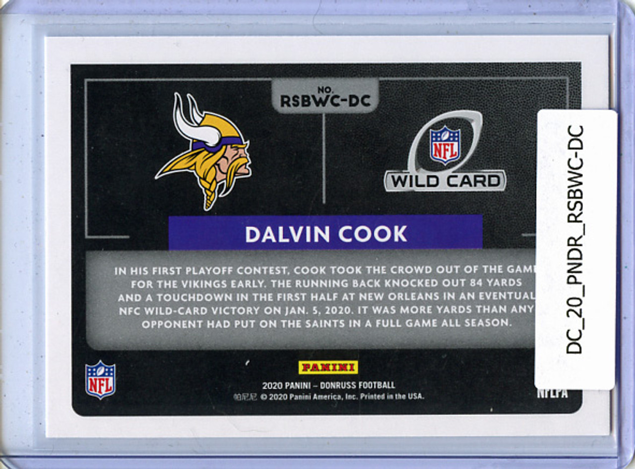 Dalvin Cook 2020 Donruss, Road to the Super Bowl - Wild Card #RSBWC-DC