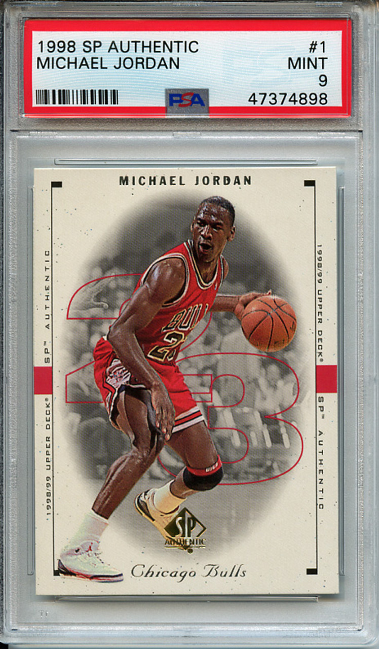 Michael Jordan 1998-99 SP Authentic #1 PSA 9 Mint (#47374898)