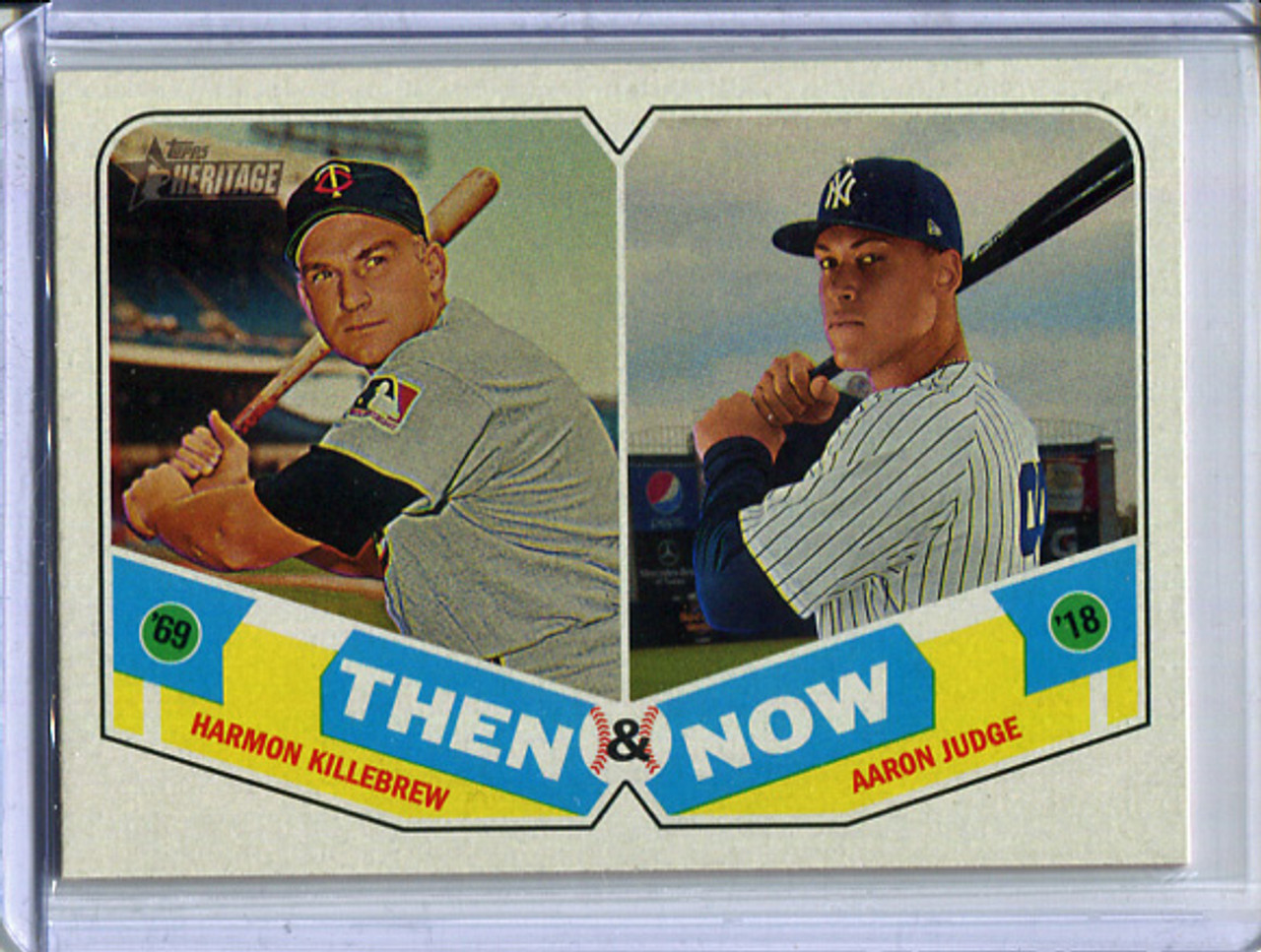 Aaron Judge 2018 Heritage, Then and Now #TN-5