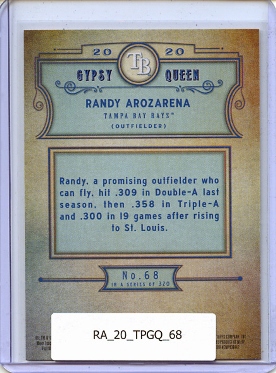 Randy Arozarena 2020 Gypsy Queen #68