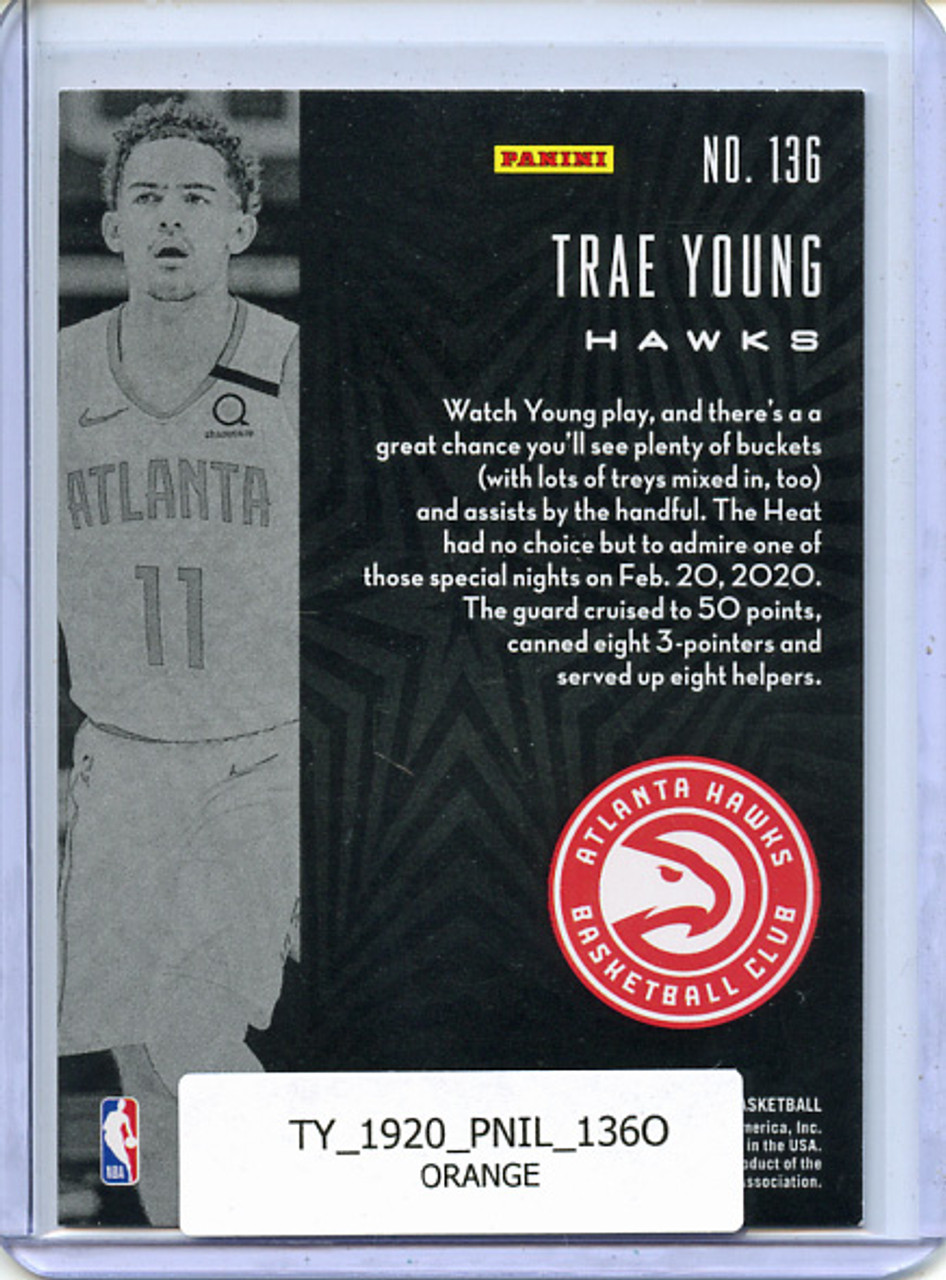 Trae Young 2019-20 Illusions #136 Trophy Collection Orange