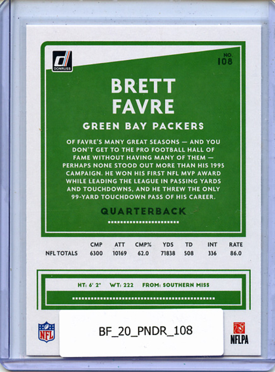 Brett Favre 2020 Donruss #108