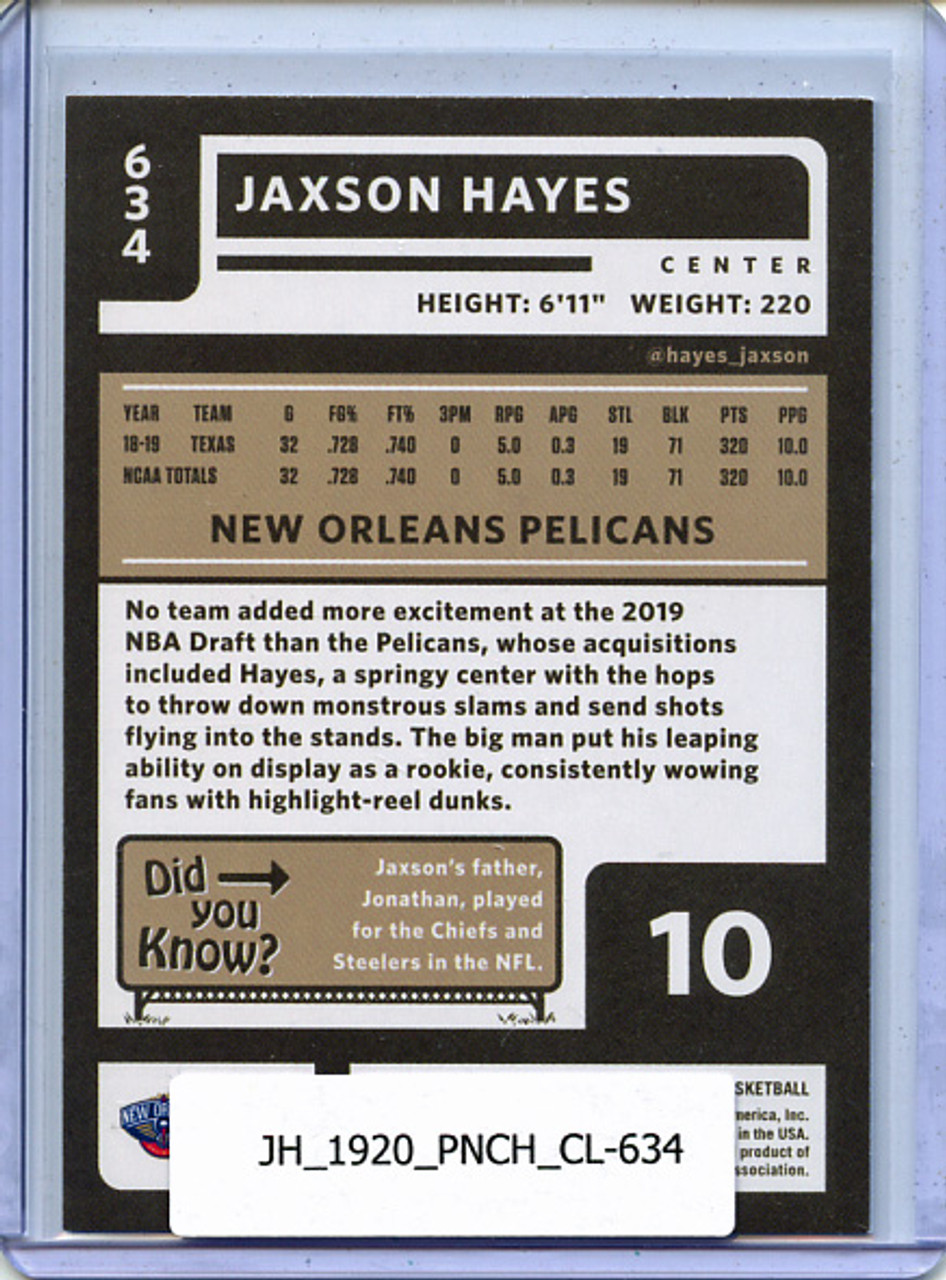 Jaxson Hayes 2019-20 Chronicles, Classics #634