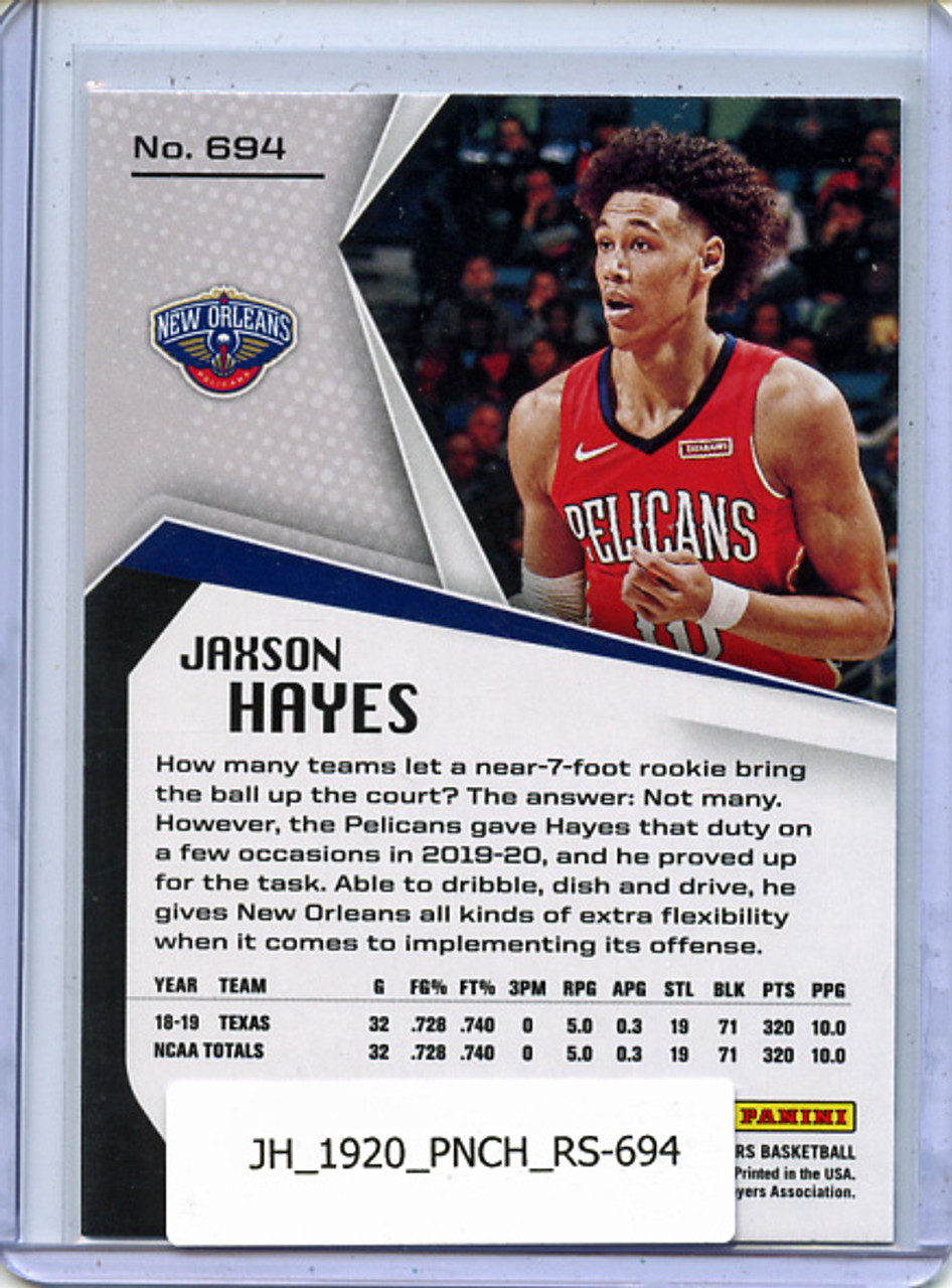 Jaxson Hayes 2019-20 Chronicles, Rookies & Stars #694