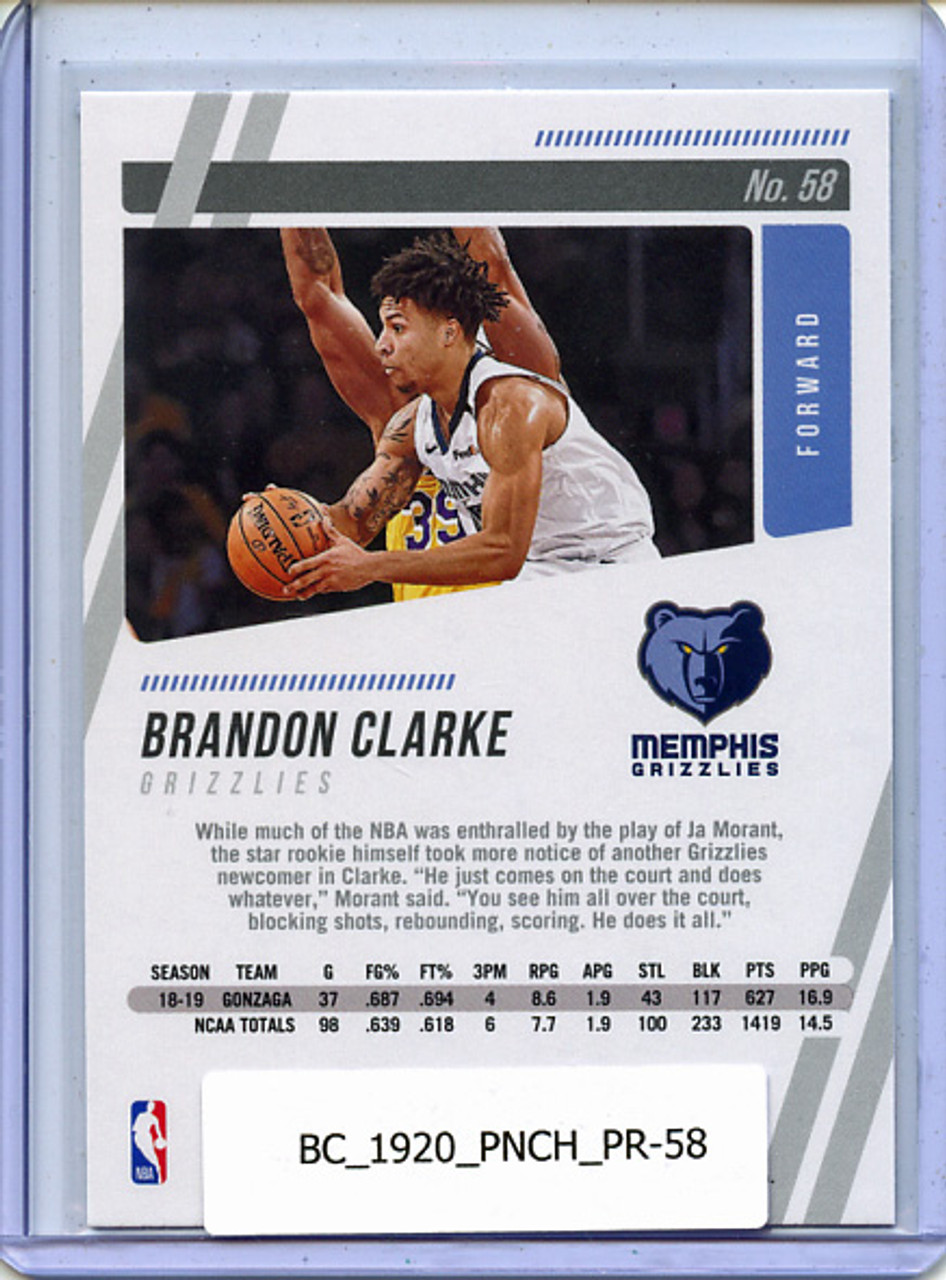 Brandon Clarke 2019-20 Chronicles, Prestige #58