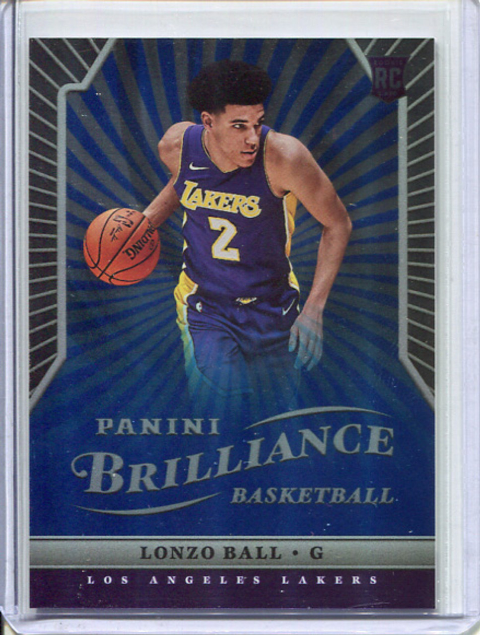 Lonzo Ball 2017-18 Chronicles, Brilliance #354 Blue Starbursts (#134/149)