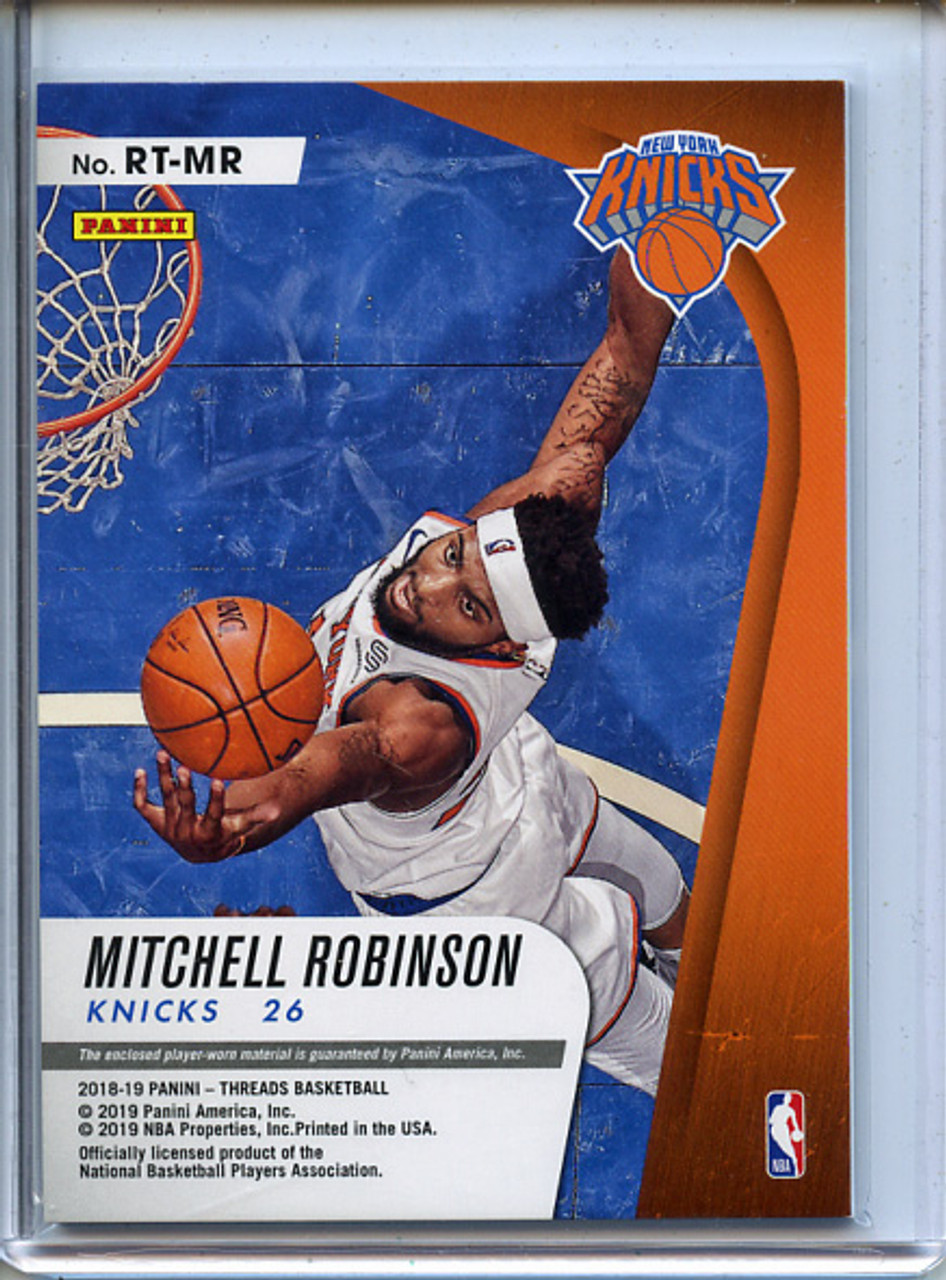 Mitchell Robinson 2018-19 Threads, Rookie Threads #RT-MR