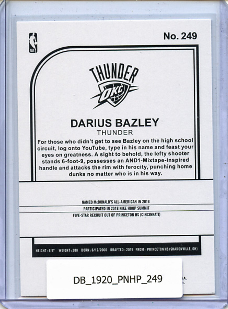 Darius Bazley 2019-20 Hoops #249