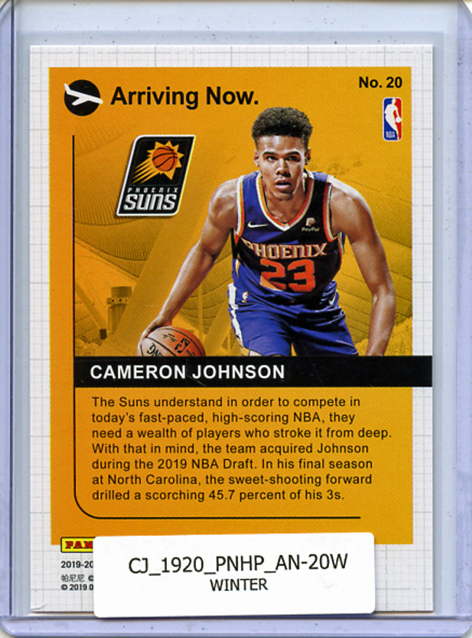 Cameron Johnson 2019-20 Hoops, Arriving Now #20 Winter