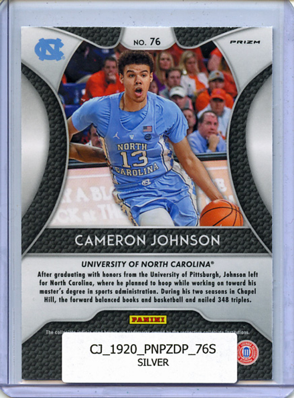 Cameron Johnson 2019-20 Prizm Draft Picks #76 Silver