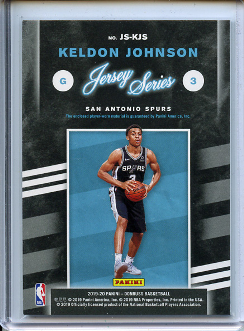 Keldon Johnson 2019-20 Donruss, Jersey Series #JS-KJS