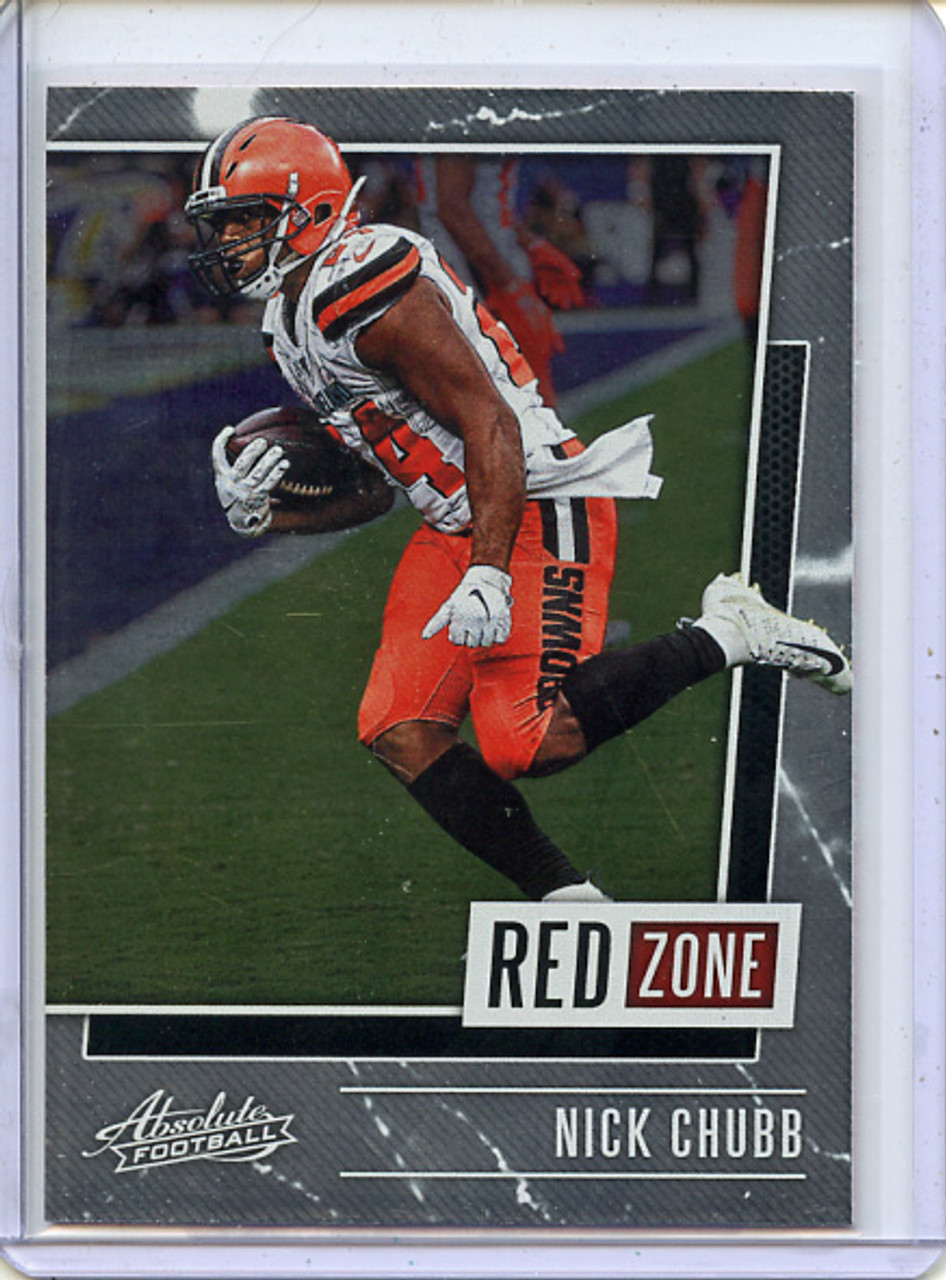 Nick Chubb 2020 Absolute, Red Zone #RZ-NC