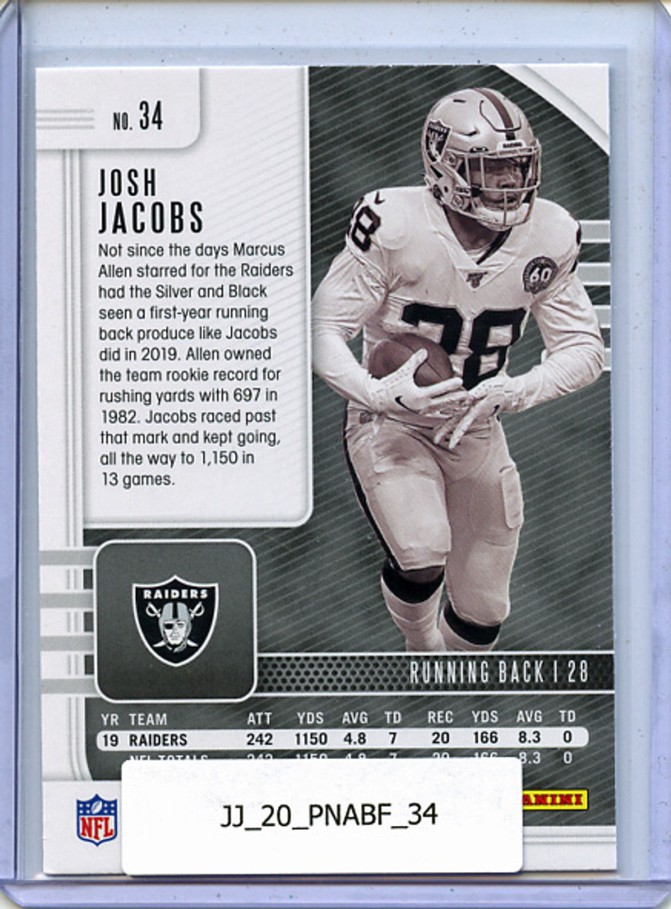 Josh Jacobs 2020 Absolute #34