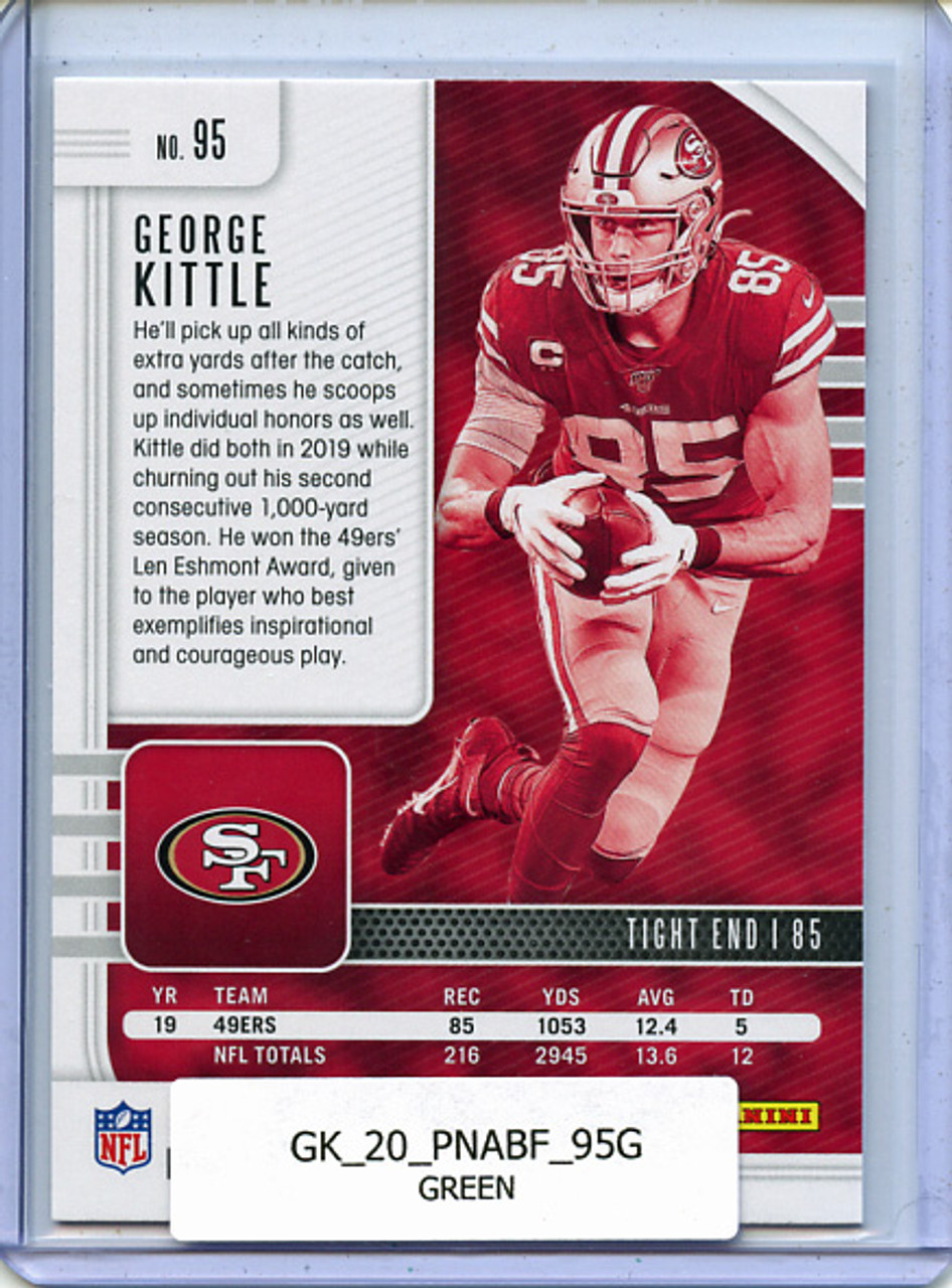 George Kittle 2020 Absolute #95 Green