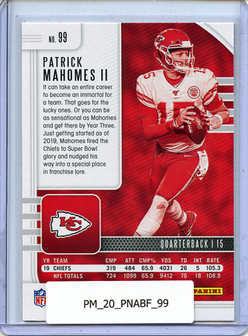 Patrick Mahomes II 2020 Absolute #99