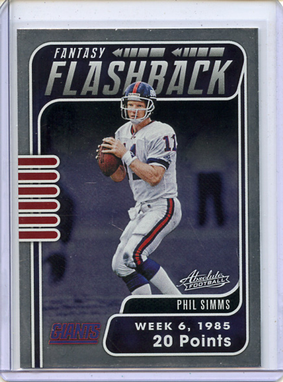 Phil Simms 2020 Absolute, Fantasy Flashback #FF-PS