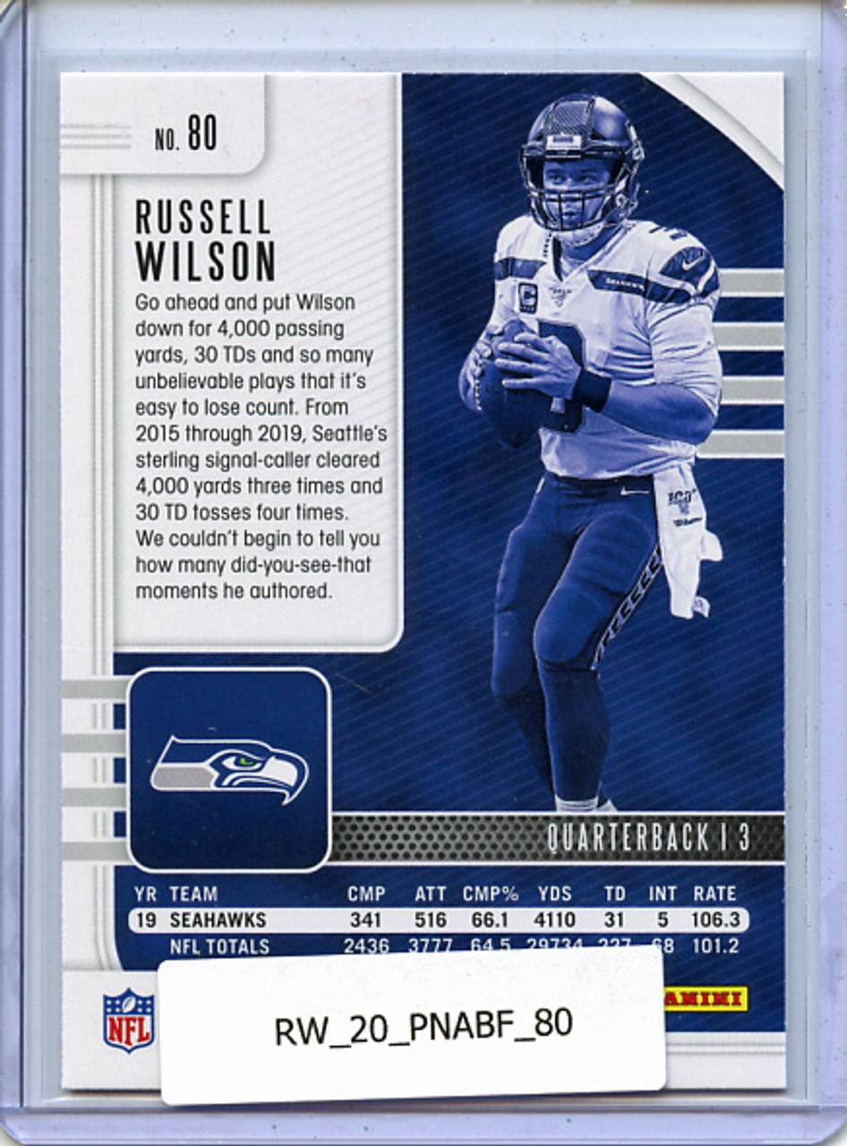 Russell Wilson 2020 Absolute #80