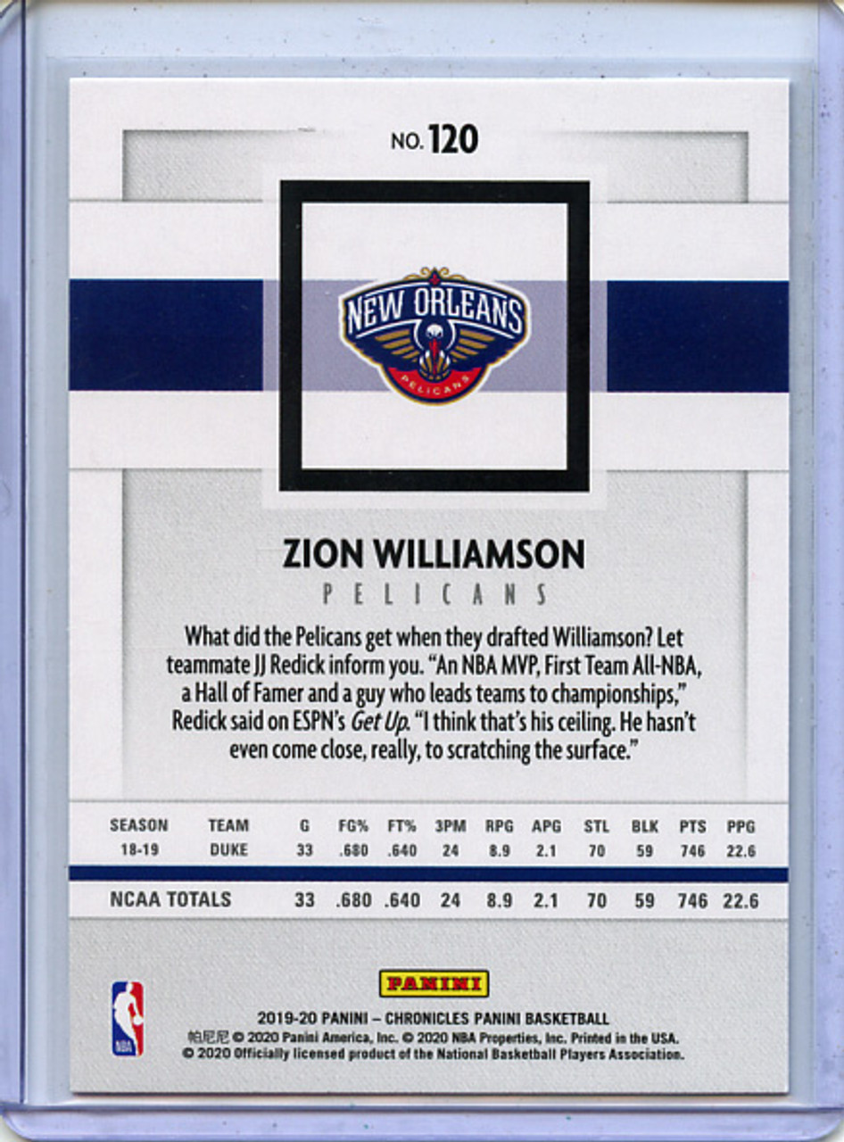 Zion Williamson 2019-20 Chronicles, Panini #120 (4)