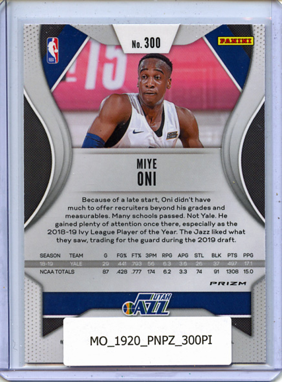 Miye Oni 2019-20 Prizm #300 Pink Ice