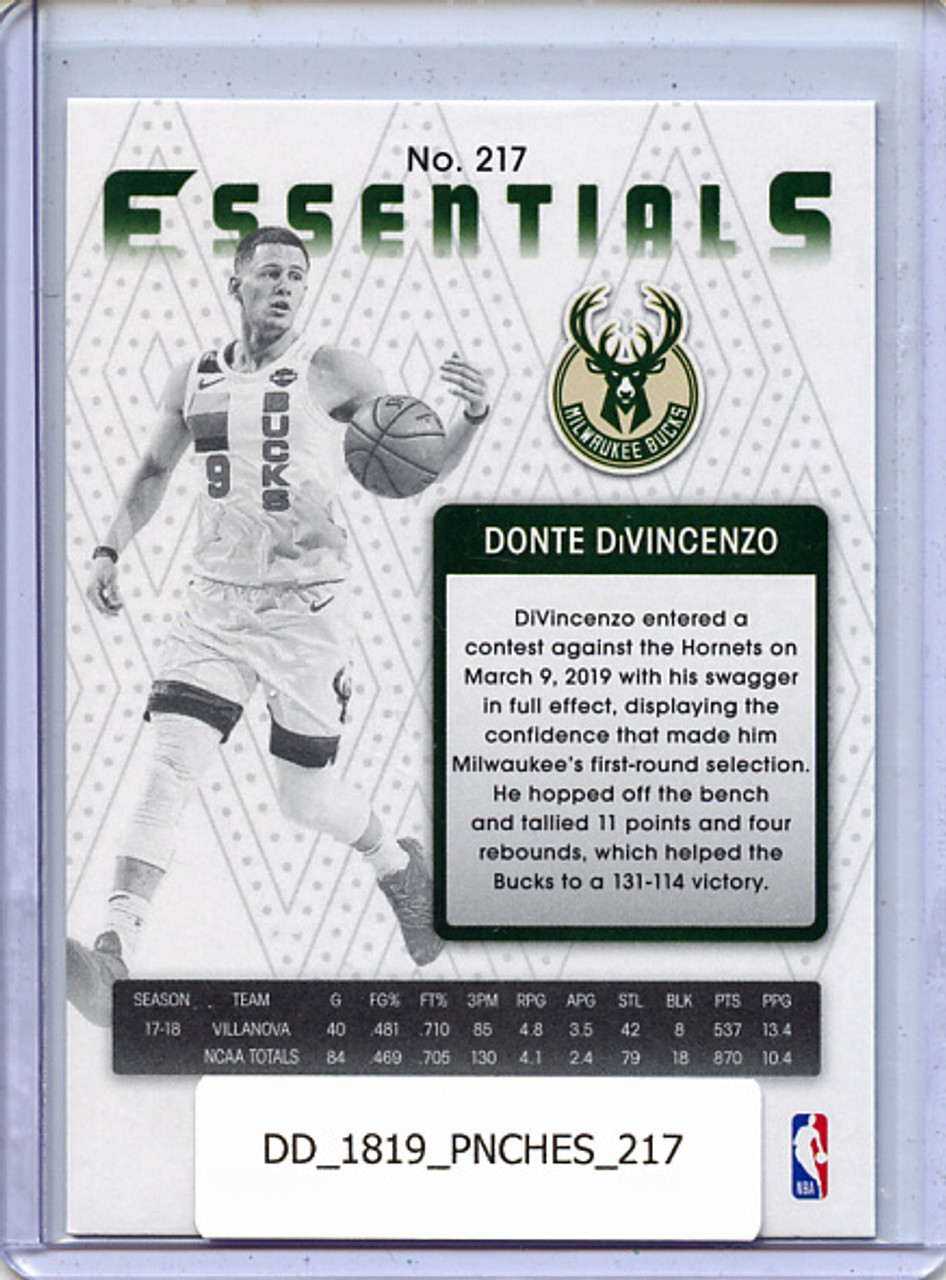 Donte DiVincenzo 2018-19 Chronicles, Essentials #217