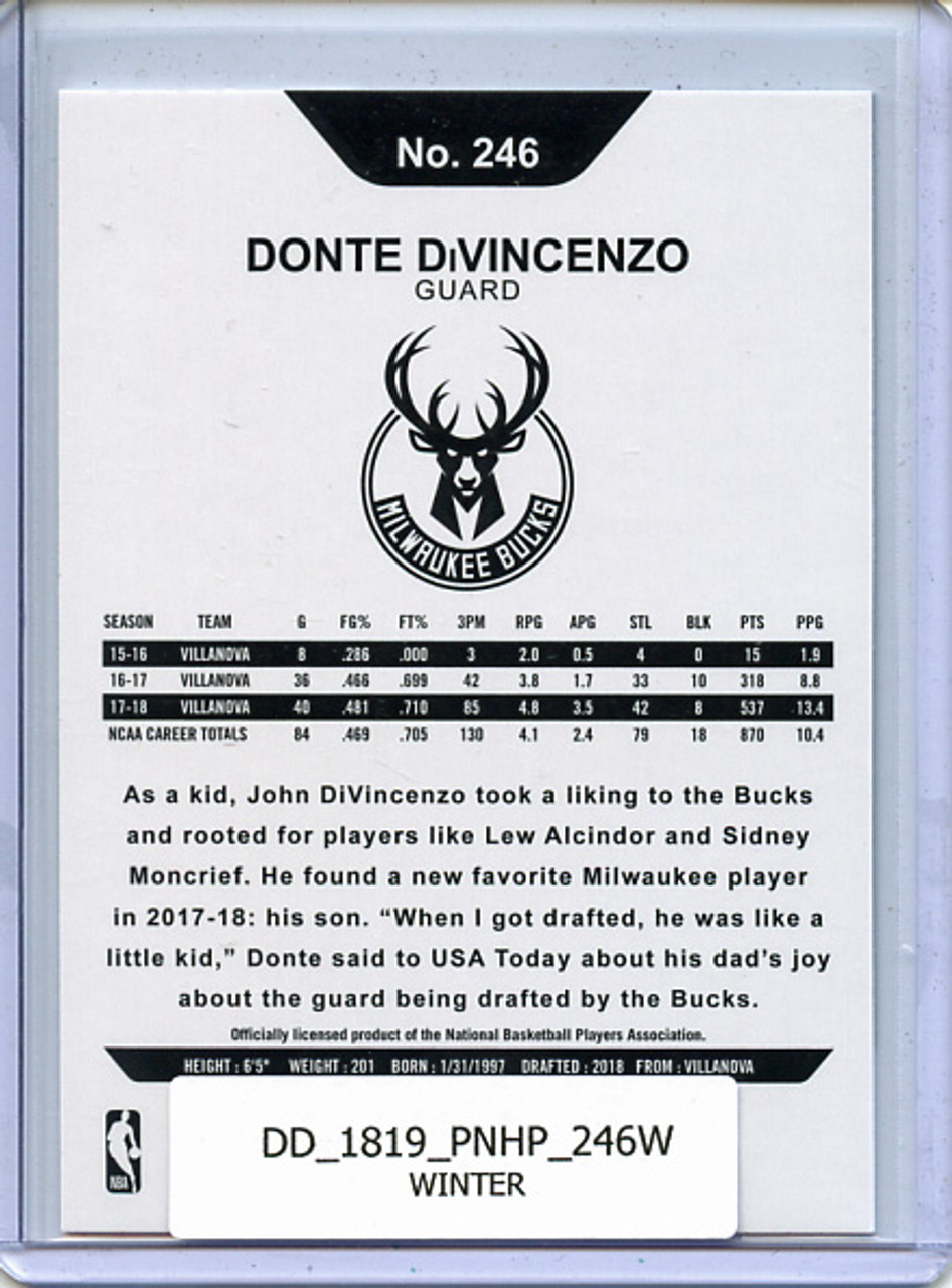 Donte DiVincenzo 2018-19 Hoops #246 Winter