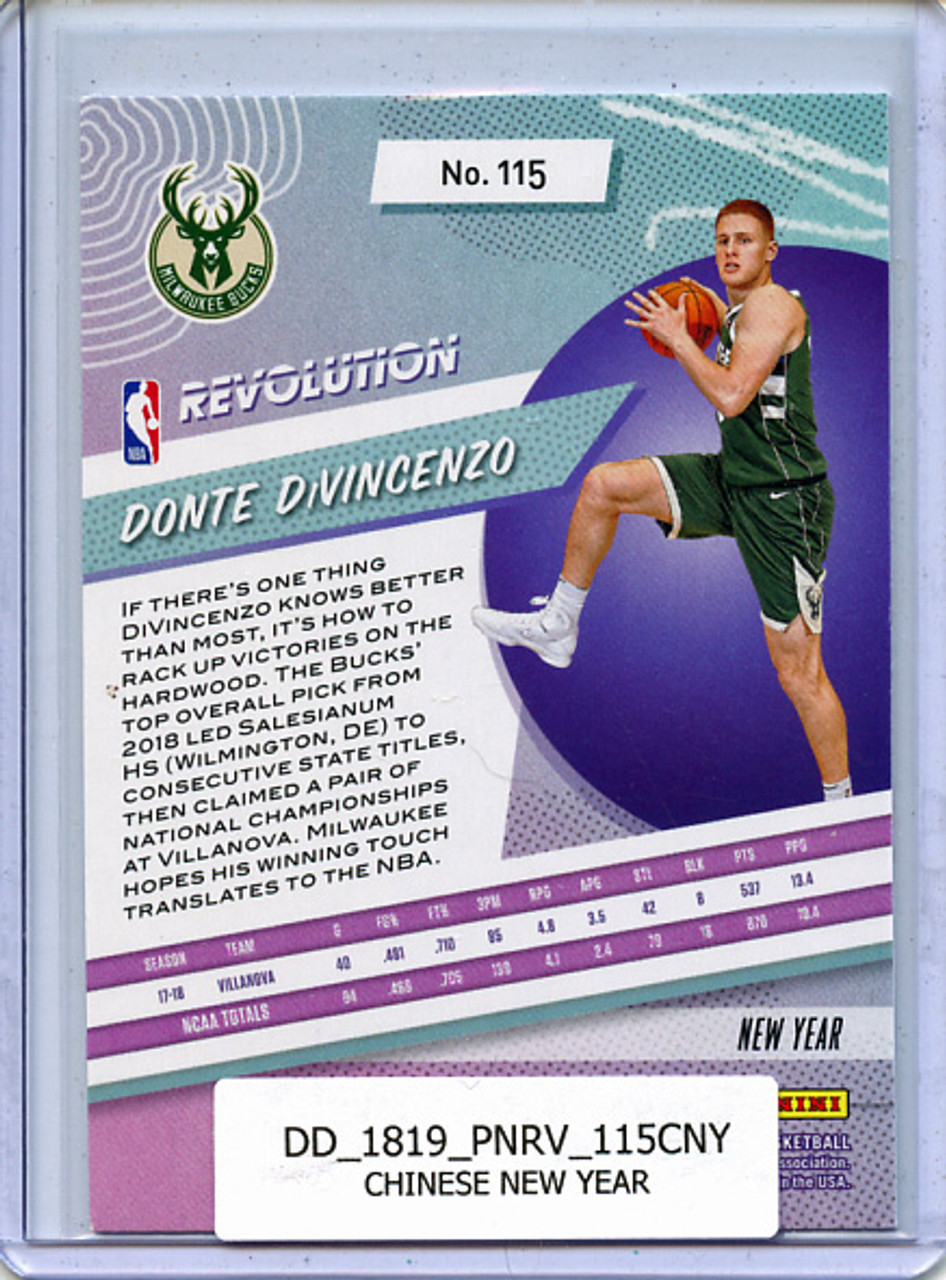 Donte DiVincenzo 2018-19 Revolution #115 Chinese New Year