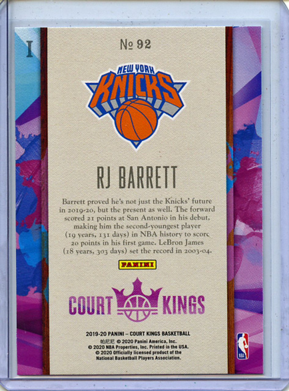 RJ Barrett 2019-20 Court Kings #92 I (3)