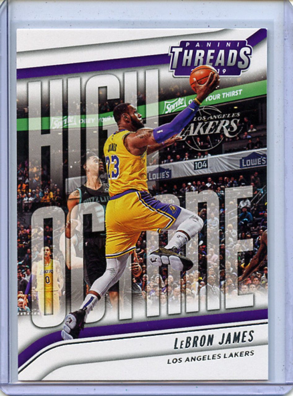 LeBron James 2018-19 Threads, High Octane #5