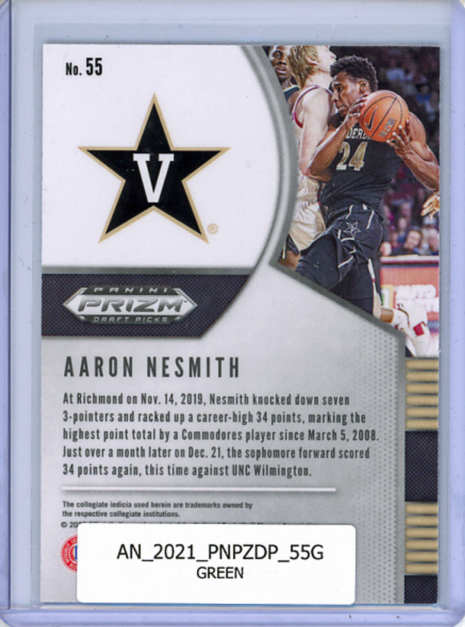 Aaron Nesmith 2020-21 Prizm Draft Picks #55 Green