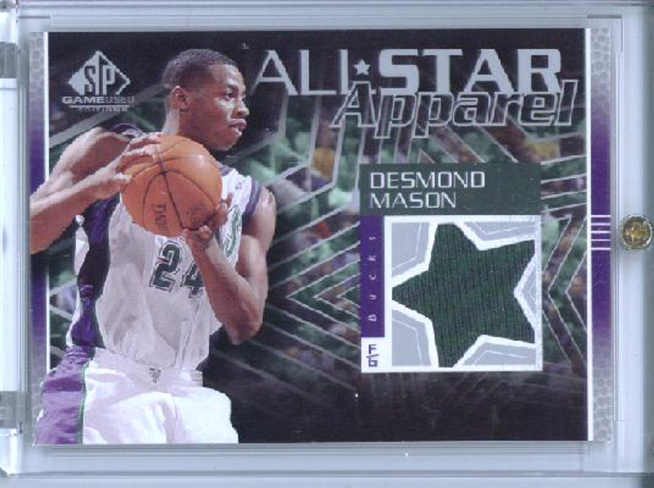 Desmond Mason 2003-04 SP Game Used, All Star Apparel #DM-AS