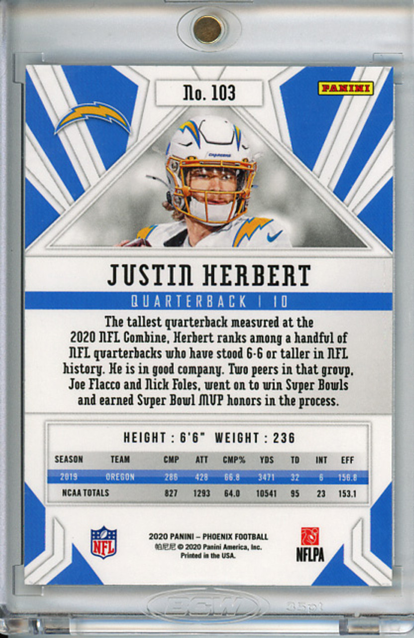 Justin Herbert 2020 Phoenix #103 (1)