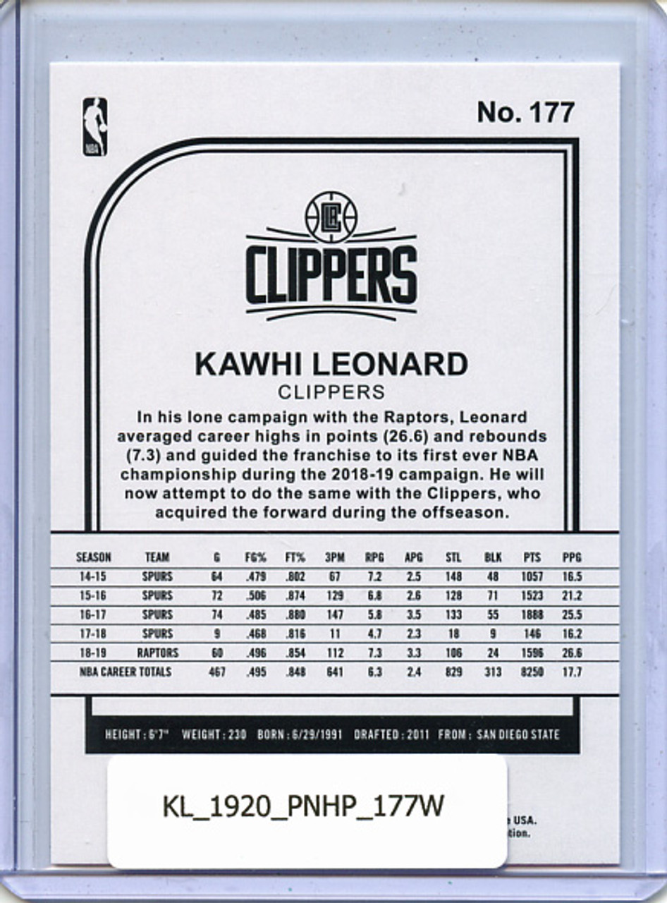 Kawhi Leonard 2019-20 Hoops #177 Winter