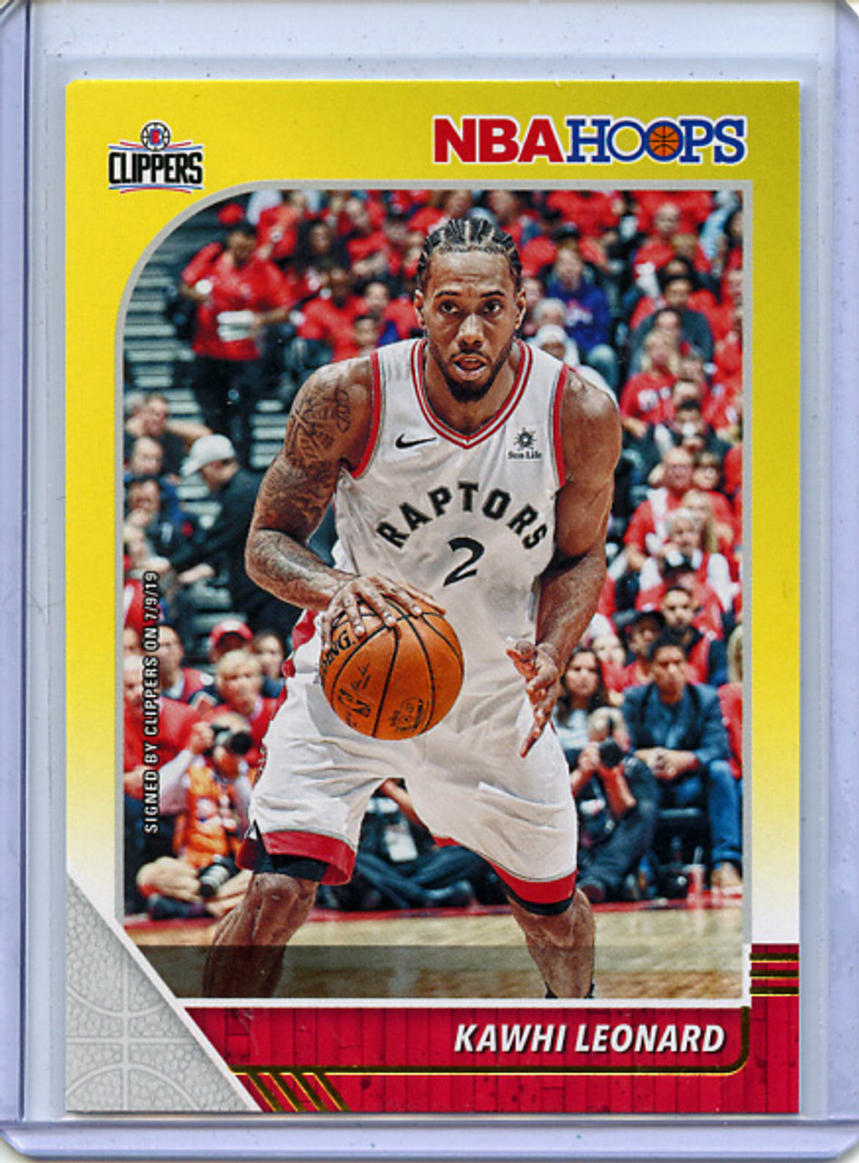 Kawhi Leonard 2019-20 Hoops #177 Yellow