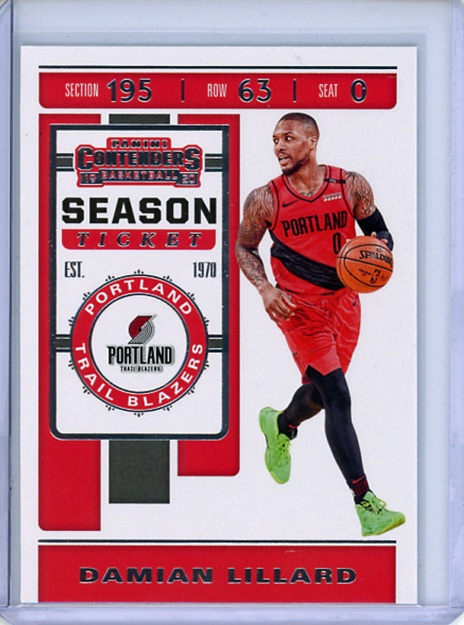 Damian Lillard 2019-20 Contenders #20