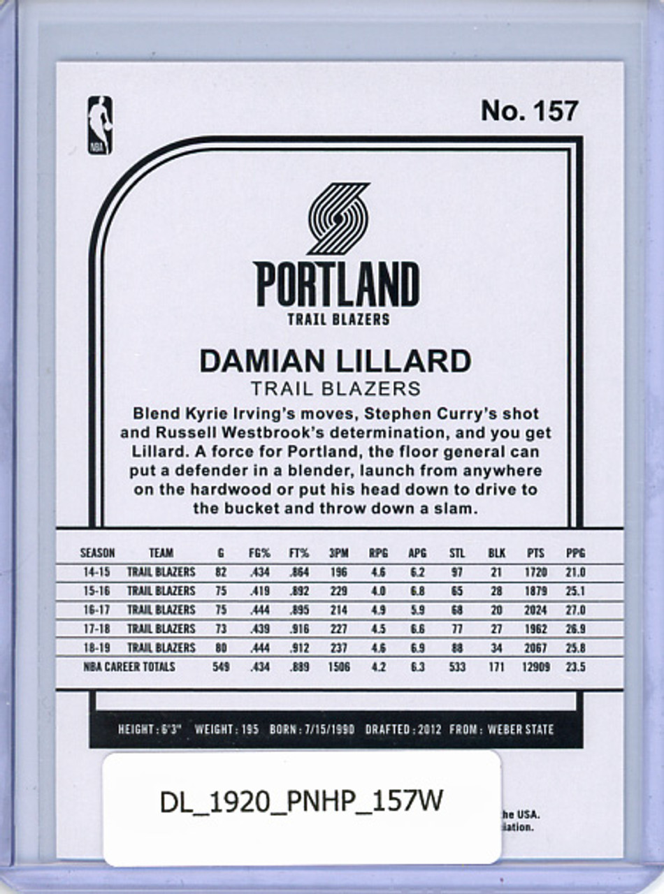 Damian Lillard 2019-20 Hoops #157 Winter