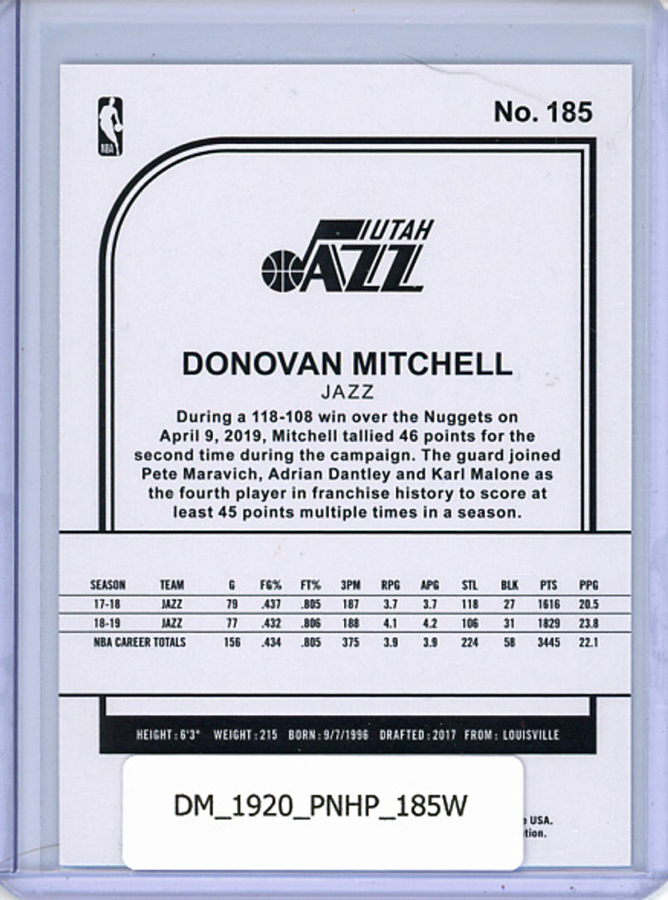Donovan Mitchell 2019-20 Hoops #185 Winter