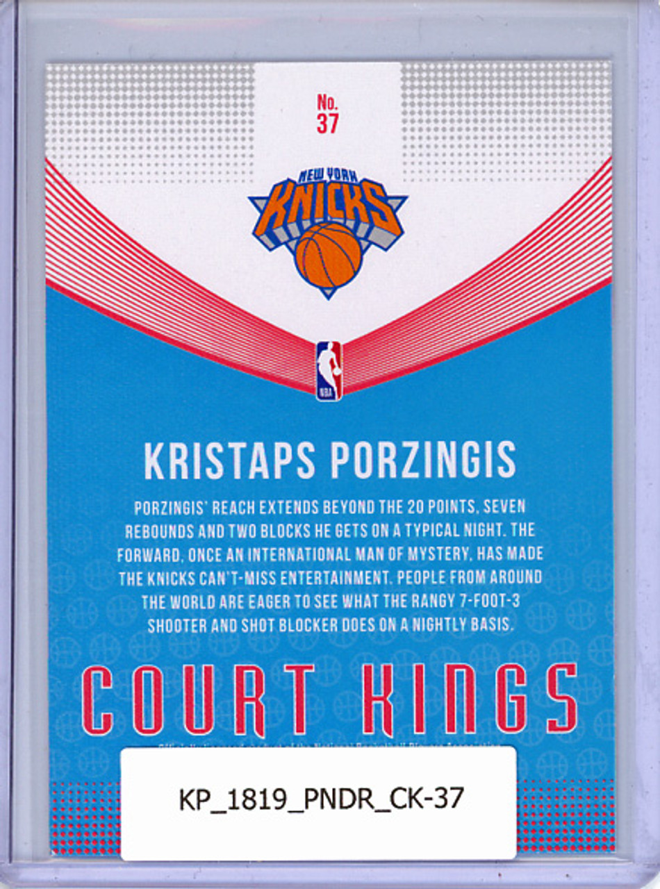 Kristaps Porzingis 2018-19 Donruss, Court Kings #37