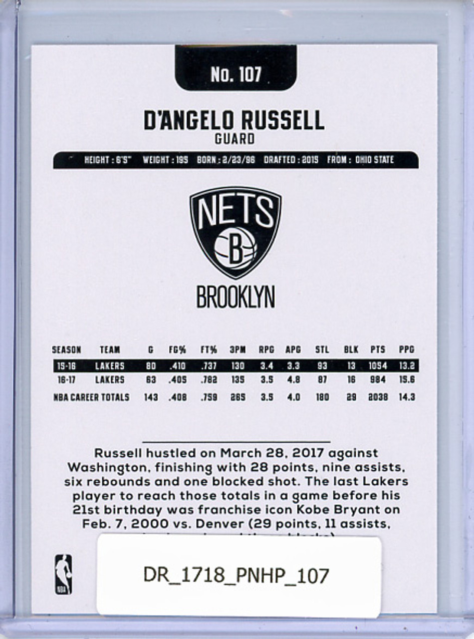 D'Angelo Russell 2017-18 Hoops #107