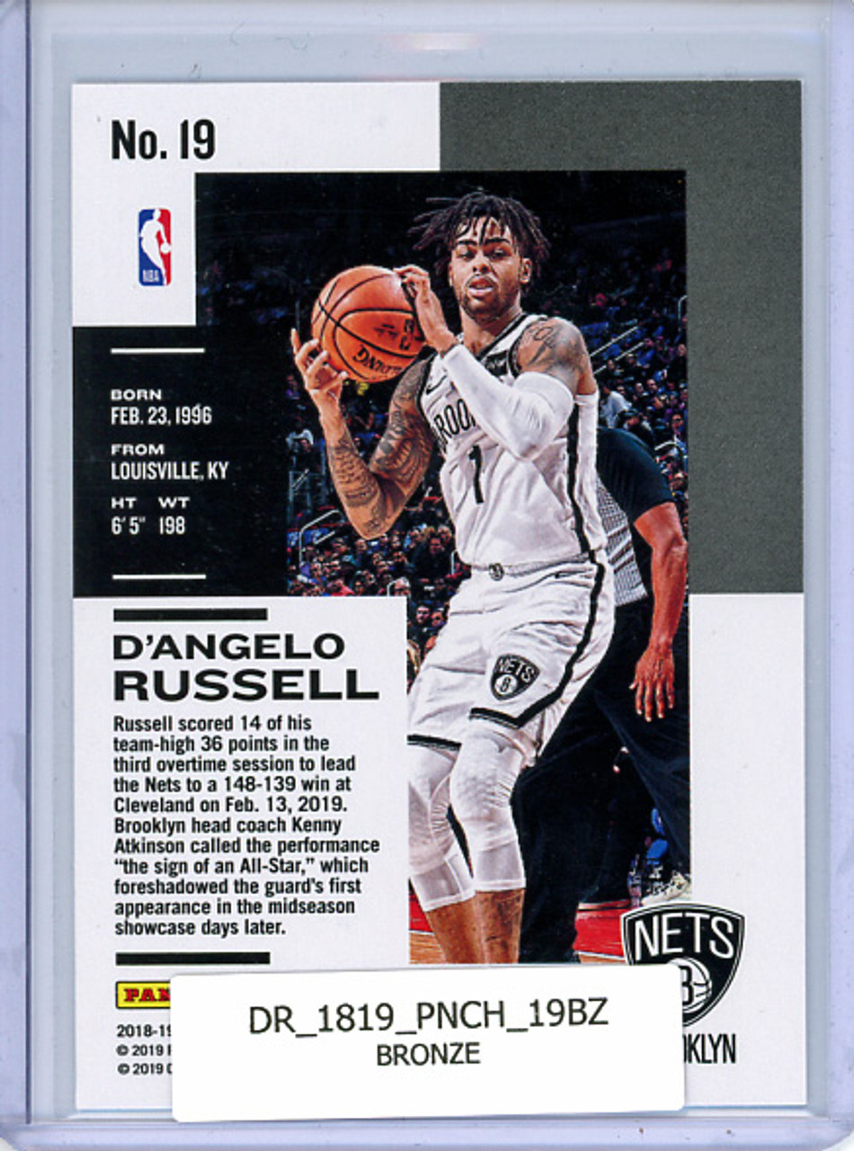 D'Angelo Russell 2018-19 Chronicles #19 Bronze