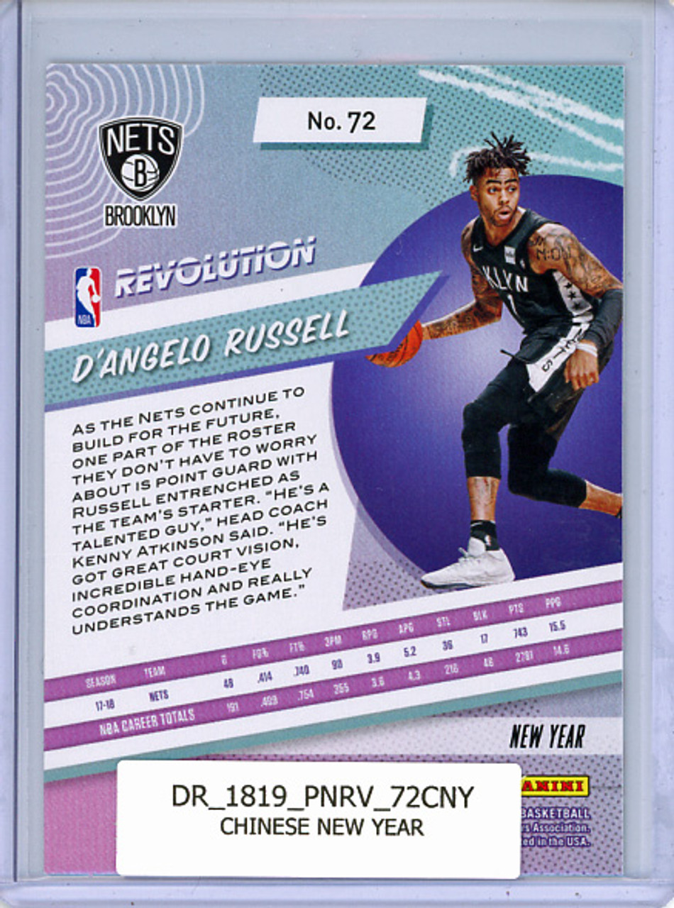 D'Angelo Russell 2018-19 Revolution #72 Chinese New Year