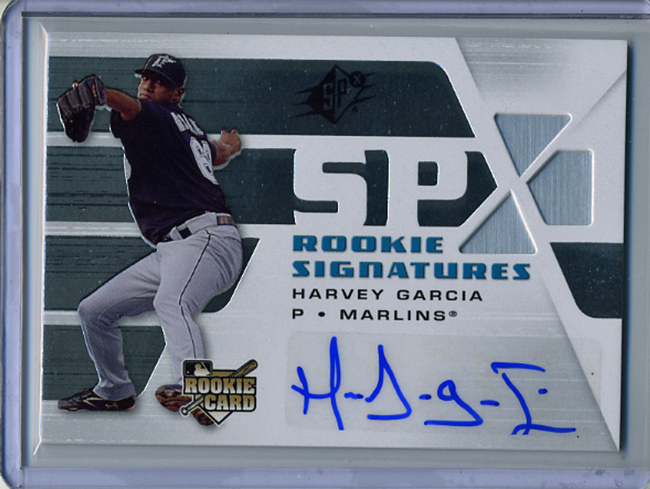 Harvey Garcia 2008 SPx #115 Silver Rookie Autographs